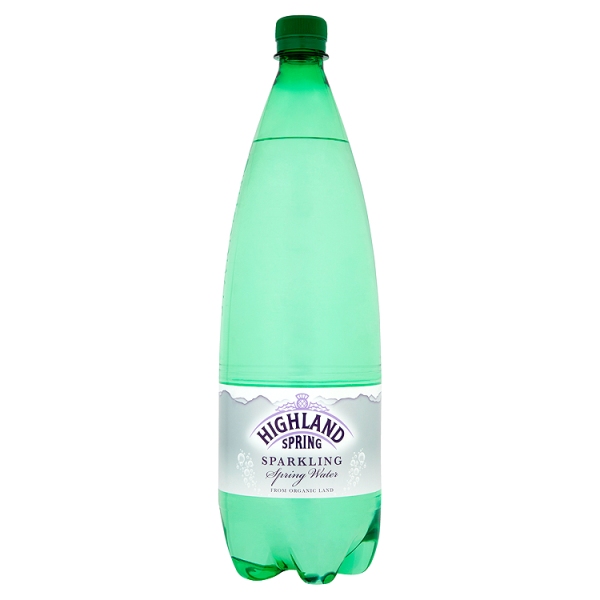 Highland Spring **SPARKLING** Spring Water 1.5 Litres Highland Spring **SPARKLING** Spring Water 1.5 Litres