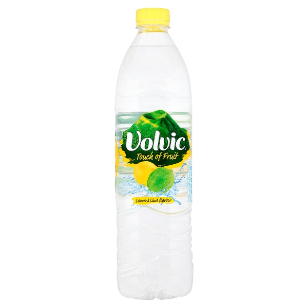 Volvic Touch of Fruit Lemon and Lime Flavoured Water 1.5 Litres Volvic Touch of Fruit Lemon and Lime Flavoured Water 1.5 Litres